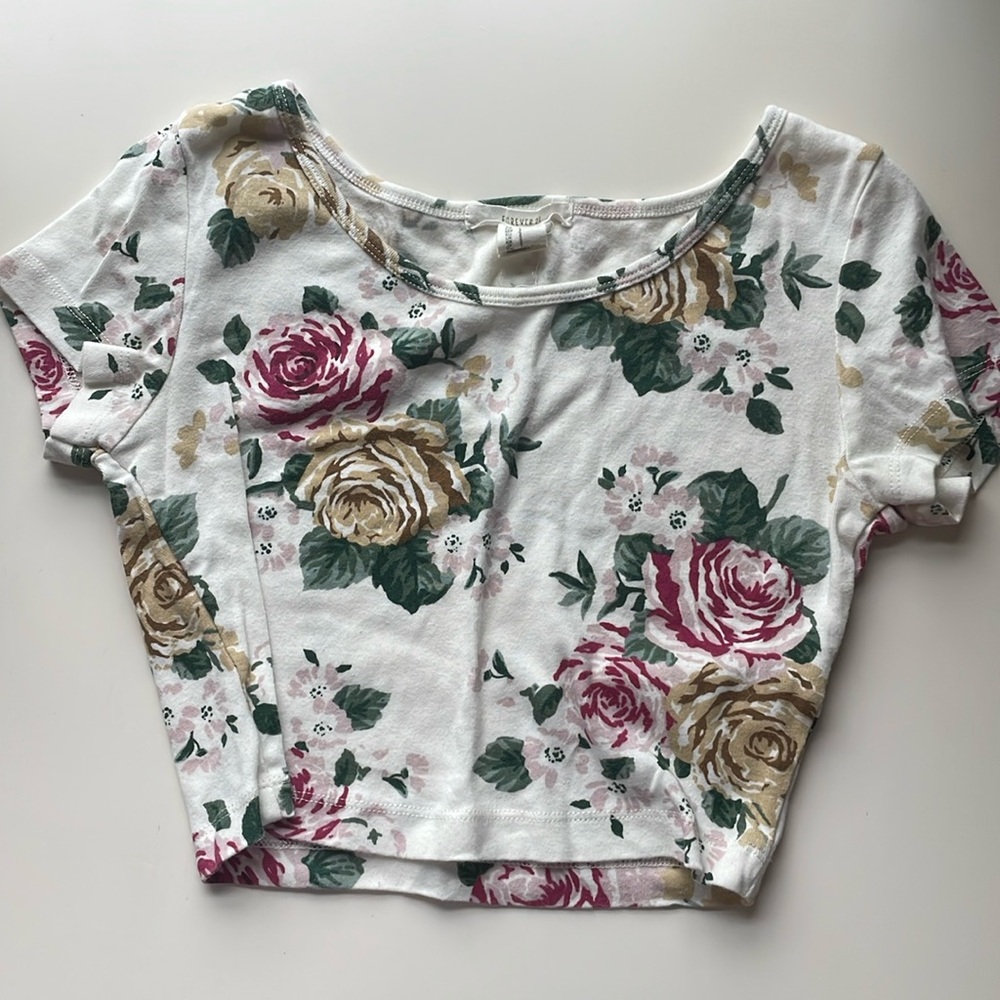 Floral Crop Top